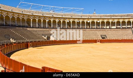 Plaza de Toros de la Maestranza bullfighting arena Seville Andalusia Andalucia Spain Europe Stock Photo