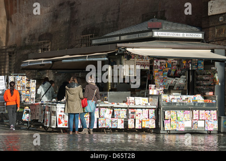 ROME, ITALY. A newsstand in the Vatican City. 2013. Stock Photo