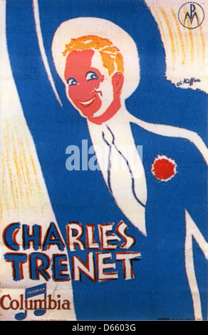 CHARLES TRENET (1913-2001) French singer/songwriter Stock Photo