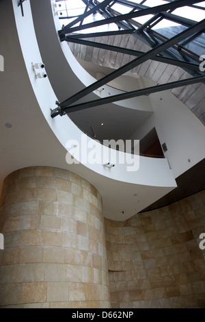 Interior Guggenheim Museum, Bilbao, Spain Stock Photo