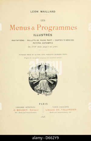 This image showcases a menu from the Belle Époque period, designed by ...