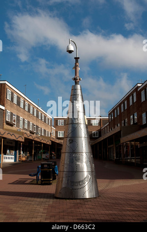 The Parade shopping precinct, Kingshurst, West Midlands, England, UK Stock Photo