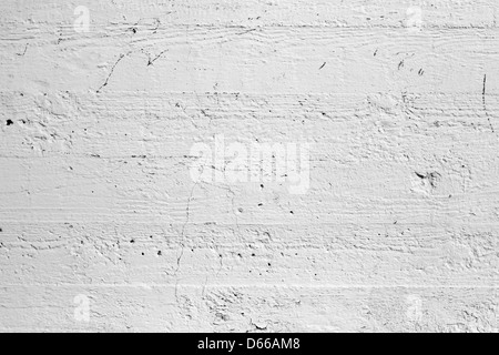 Closeup white painted concrete wall texture Stock Photo