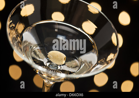 Cocktails on the disco dance floor Stock Photo