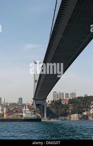 Bosphorus Bridge Istanbul Turkey Stock Photo