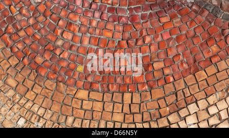Multicolor stone mosaic background Stock Photo