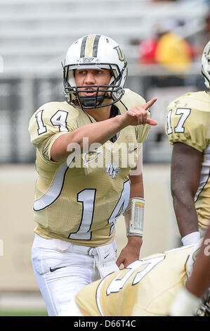 April 13, 2013: UCF Knights quarterback Tyler Gabbert (3) during UCF Spring  Game action at the Bright House Network Stadium in Orlando, Fl Stock Photo  - Alamy