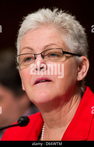 Gina McCarthy during her confirmation hearing to lead the Environmental