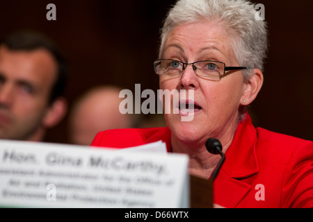 Gina McCarthy during her confirmation hearing to lead the Environmental