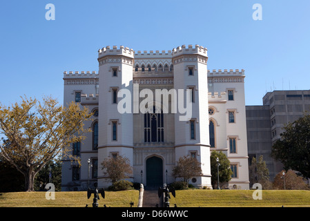 A view of the Old State Capitol building in Baton Rouge, Louisiana Stock Photo