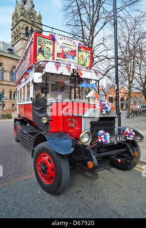 London General Omnibus Company, B-Type Motorbus Replica Stock Photo - Alamy