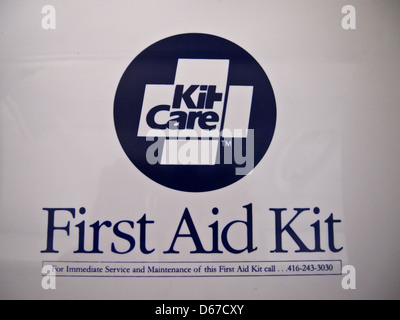 First Aid Kit box Stock Photo