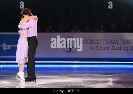 Cathy Reed &  Chris Reed (JPN), APRIL 14, 2013 - Figure Skating : the ISU World team Trophy Figure Skating Championships, the GALA Exhibition at Yoyogi 1st Gymnasium, Tokyo, Japan. (Photo by AFLO SPORT) Stock Photo