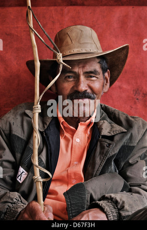 Old farmer portrait. La Calera , Colombia Stock Photo