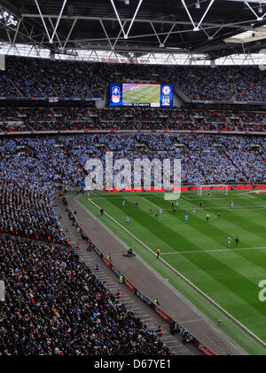 CHELSEA vs Manchester City at Wembley, London, UK  14th April, 2013 - sundry Stadium scenes from FA Cup Semi Final Stock Photo