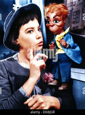 LILI 1953 MGM film with Leslie Caron who was nominated for an Academy Award for Best Actress in the title role. Stock Photo