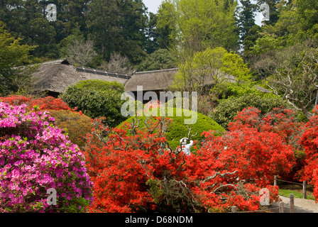 Kobuntei at Kairakuen Gardens, Mito, Ibaraki, Japan Stock Photo