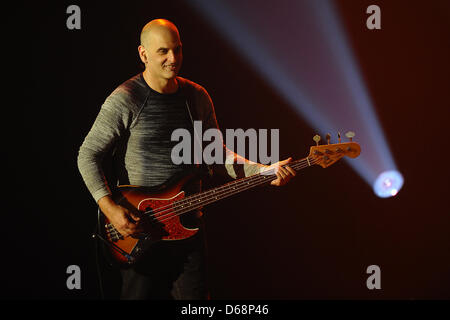 Bassist Guy Erez performs on stage during The Alan Parsons Live Project
