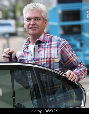 Phillip Schofield outside the ITV studios London, England - 07.12.11 Stock Photo