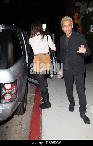 Tony Kanal and his family Celebrities arrive at the 'Harajuku Mini' Launch Party at Jim Henson Studios Los Angeles, California Stock Photo