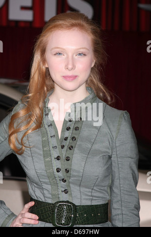 Molly Quinn The premiere of Walt Disney Pictures' 'The Muppets' at the El Capitan TheatreArrivals Los Angeles California Stock Photo