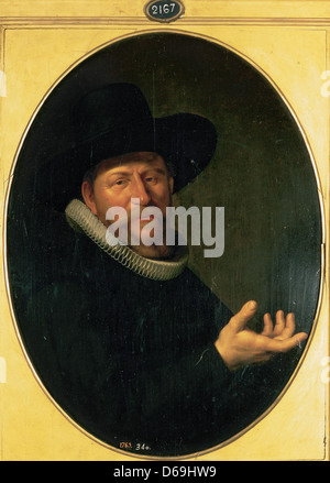 Johan van Oldenbarnevelt (1547–1619). Dutch statesman. Portrait by Jacob Gerritszoon Cuyp (1594– 1652). Stock Photo