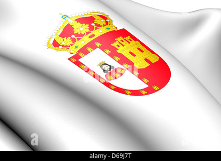 Burgos province coat of arms Stock Photo