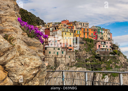 Manarola, Cinque Terre, Liguria, Italy Stock Photo