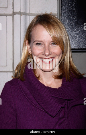 Amy Ryan Opening night of the Manhattan Theatre Club production of 'Venus In Fur' at the Samuel J. Friedman Theatre - Arrivals. Stock Photo