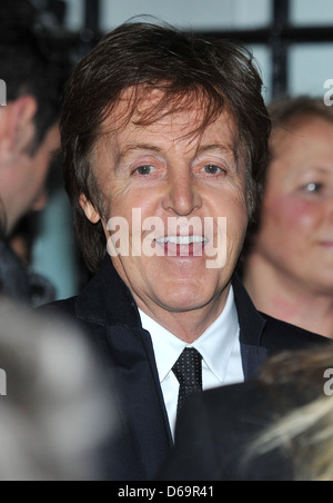 Sir Paul McCartney Stella McCartney store Christmas Lighting. London, England - 29.11.11 Stock Photo