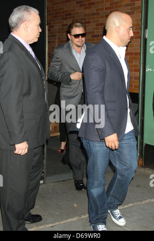 Leonardo DiCaprio Celebrities at ABC Studios for 'Good Morning America' New York City, USA - 07.11.11 Stock Photo