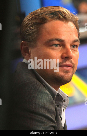 Leonardo DiCaprio Celebrities at ABC Studios for 'Good Morning America' New York City, USA - 07.11.11 Stock Photo