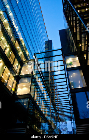 New Street Square architecture, new shopping, office and residential centre in the City of London, EC4, UK Stock Photo