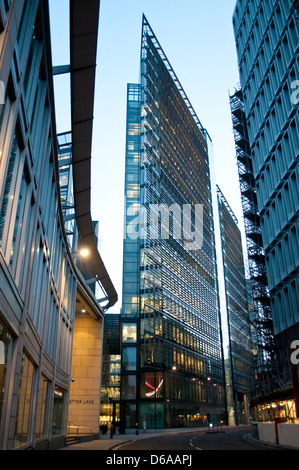 New Street Square architecture, new shopping, office and residential centre in the City of London, EC4, UK Stock Photo