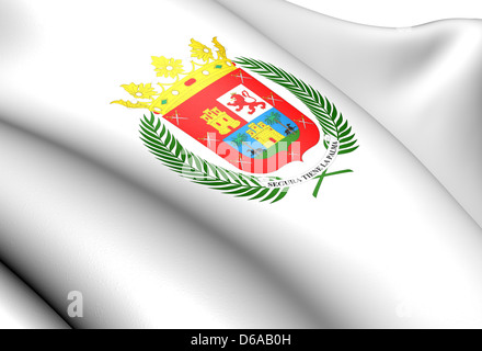 Las Palmas de Gran Canaria Flag Stock Photo