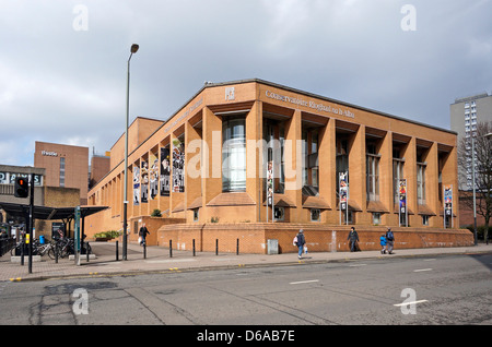 The Royal Conservatoire of Scotland building on the corner of Renfrew Street and Hope Street in Glasgow Scotland Stock Photo