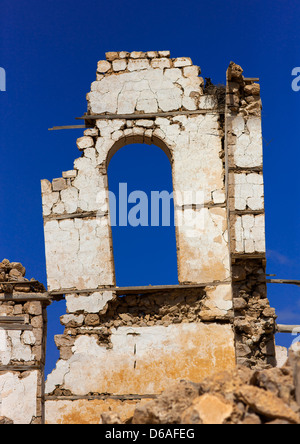 Ruined Ottoman Coral Buildings, Suakin, Sudan Stock Photo