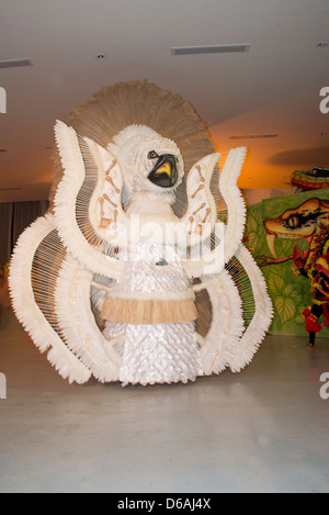 Brazil, Amazon, Parintins. Boi Bumba Folkloric Show. Parintins hosts annual Boi Bumba Festival, largest festival in Amazonas. Stock Photo