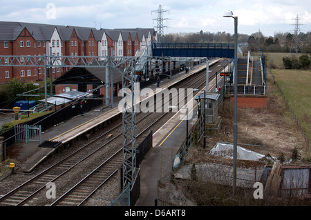 Tile Hill railway station, Coventry, UK Stock Photo