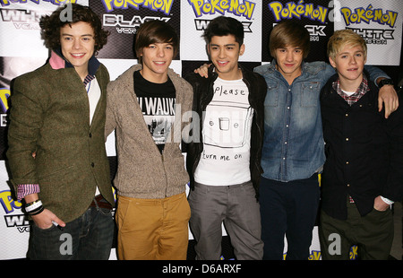 One Direction Pokemon Black and White Launch Party - Arrivals London ...