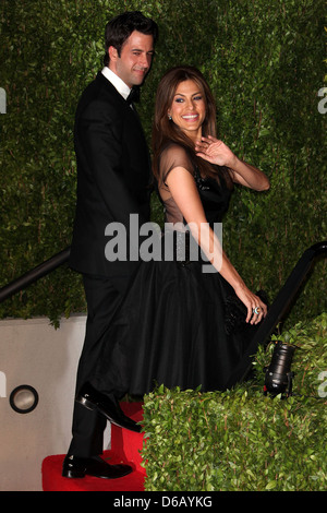 Eva Mendes 2011 Vanity Fair Oscar Party at Sunset Tower Hotel - Arrivals West Hollywood, California - 27.02.11 Stock Photo