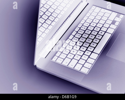Inverted image of laptop computer Stock Photo - Alamy