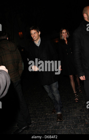 James Marsden Celebrities are seen outside the Chateau Marmont arriving a a private party Los Angeles, California - Stock Photo