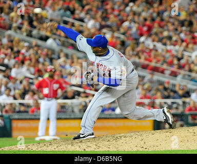 New York Mets pitcher Francisco Rodriguez (#75) steps in at the top of the  9th during the game at Citifield. The Mets defeated the Braves 3-0. (Credit  Image: © Anthony Gruppuso/Southcreek Global/ZUMApress.com Stock Photo -  Alamy