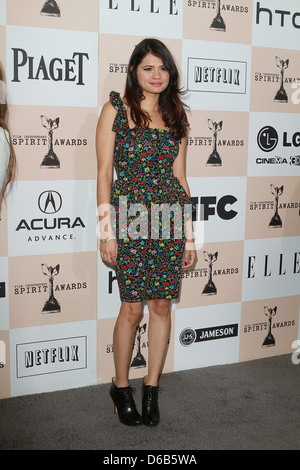 Melonie Diaz The 2011 Film Independent Spirit awards held at Santa Monica Beach - Arrivals Los Angeles, California - 26.02.11 Stock Photo