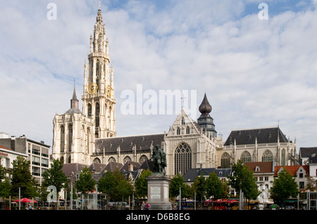 Cathedral of Our Lady, Antwerp, Belgium Stock Photo