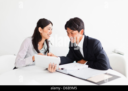 Business people working together Stock Photo