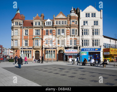 Town centre Clacton on Sea Essex England An East Anglia seaside town ...