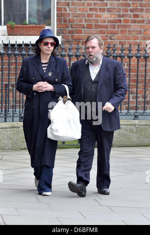 Timothy Spall And His Wife Shane Spall Are Seen Taking A Walk In Dublin ...