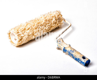 paint roller isolated on white background Stock Photo
